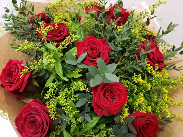 valentines day flowers-florist-red roses-torquay-florist