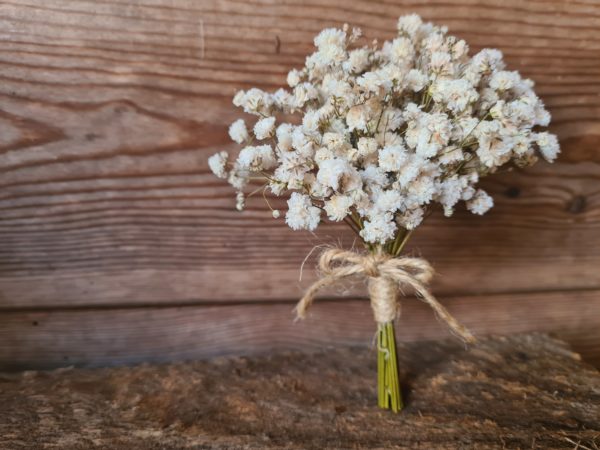 gypsophila-dried flowers-wedding flowers-babys breath-white dried flowers-wedding-bride-bridesmaids flowers-gypsophila buttonhole